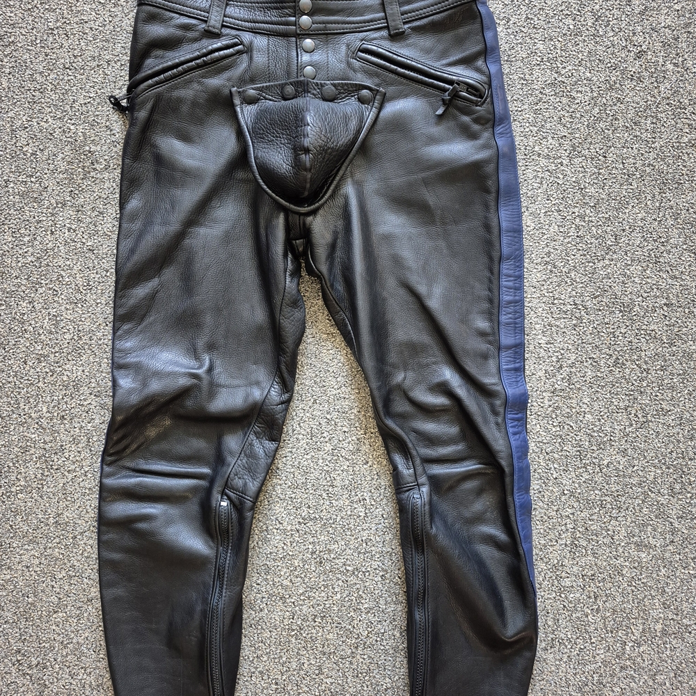 David Samuel Menkes Custom Made Leather Pants